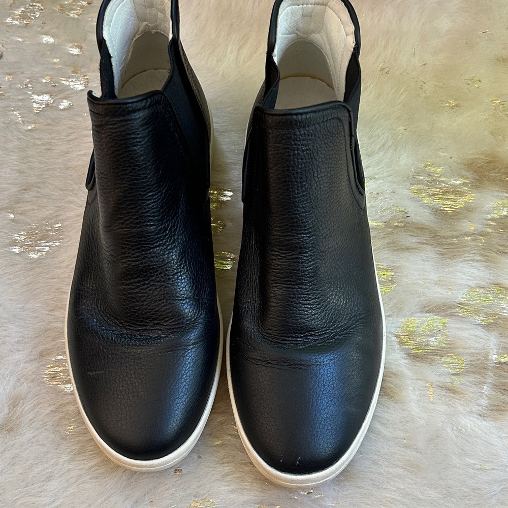 Black Leather Men's Shoes